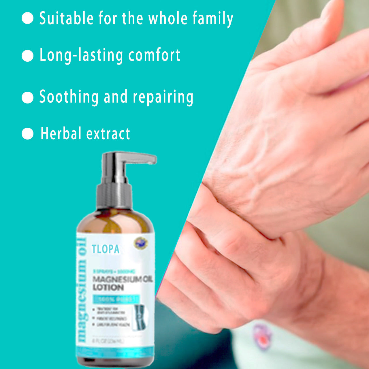 🐫Official Store: TLOPA® Turmeric & Emu Oil Arthritis Soothing Pain Relief Massage Lotion👨‍⚕️
