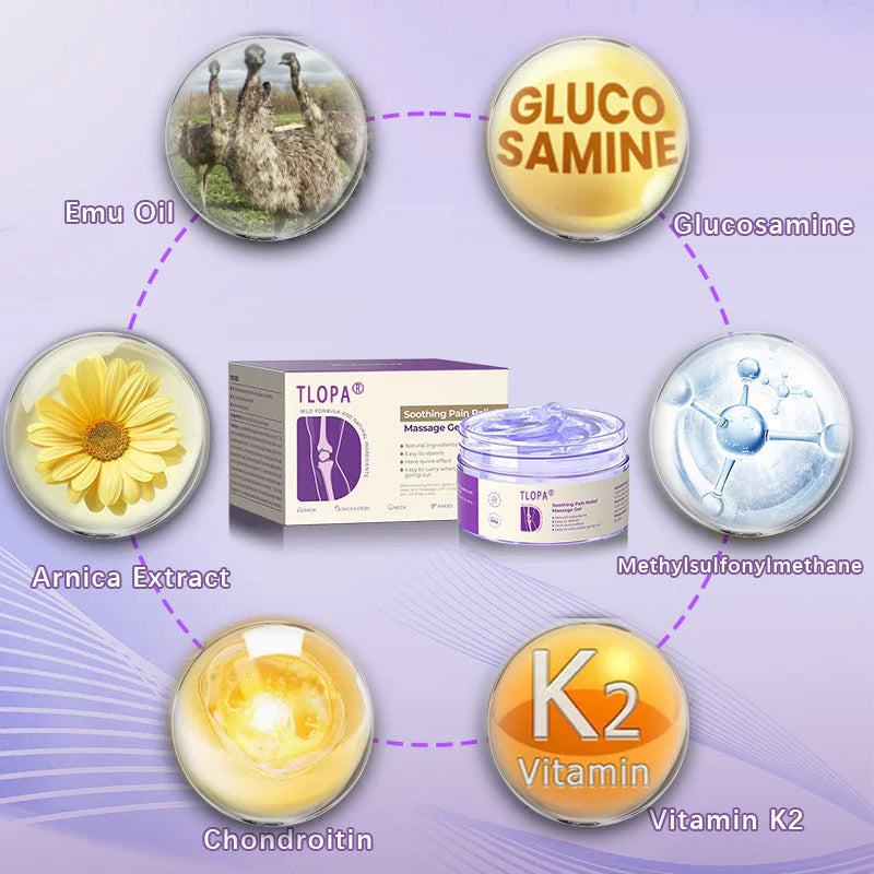🎇Last 3 hours: Buy 1 Get 1 Free🎇 Joint Pain Treatment Gel (Natural Herbal Ingredients, Instant Pain Relief)