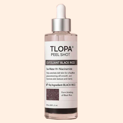 TLOPA® Peel Shot Glow Rice Ampoule Set Brightening Exfoliating Moisturizing Serum - Suitable for all skin types